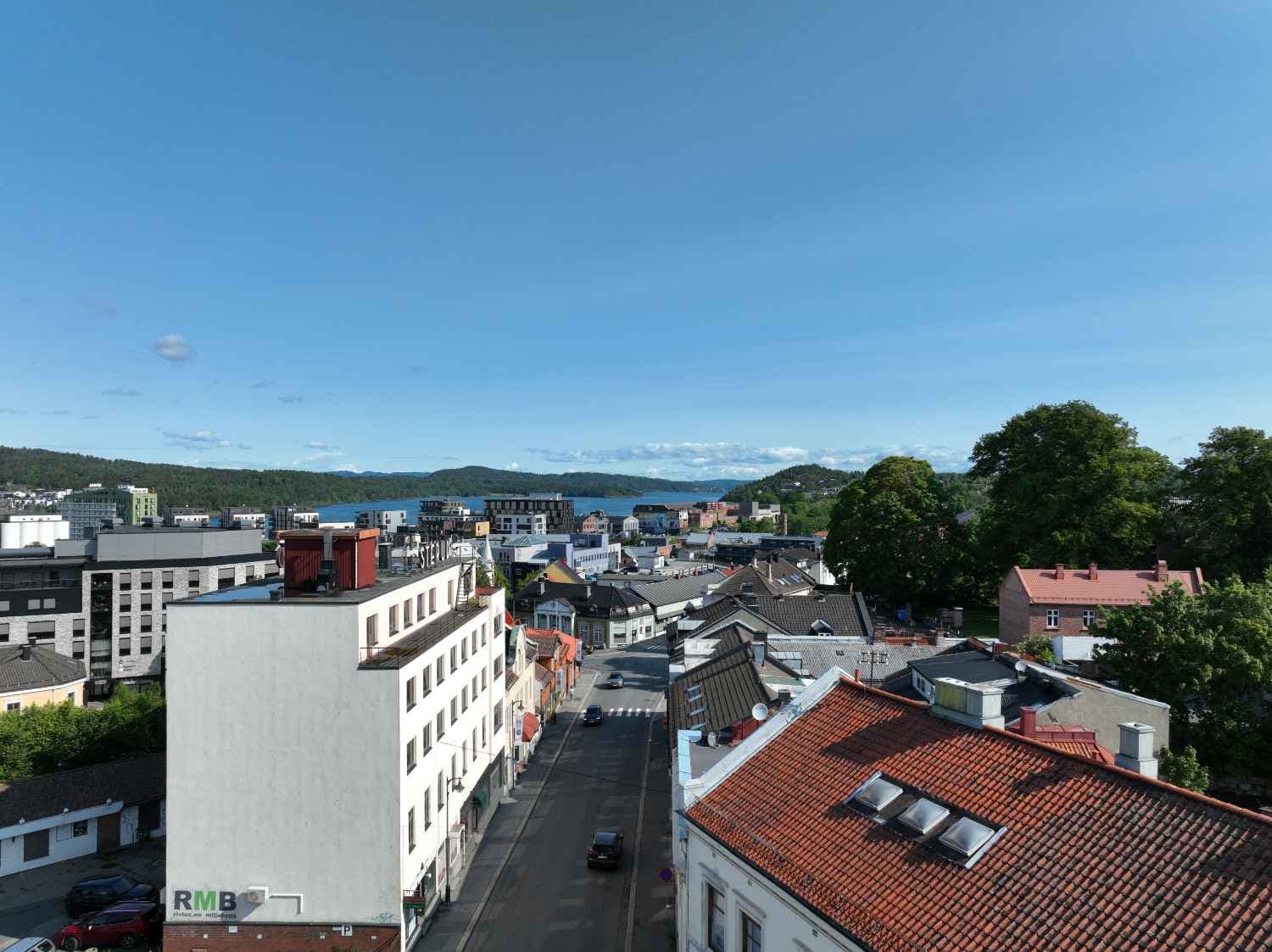 Utsikt i retning Verket
